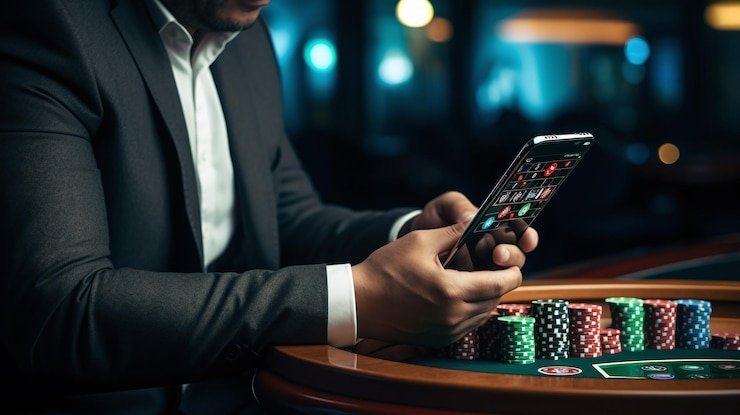 Pandangan lengkap meja Lightning Baccarat naylking dengan dealer profesional